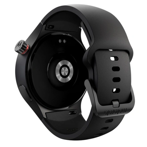 Smartwatch Motorola Moto Watch PG38C08254, 1.43 inch, Curea Silicon, Matte Black - Imagine 5
