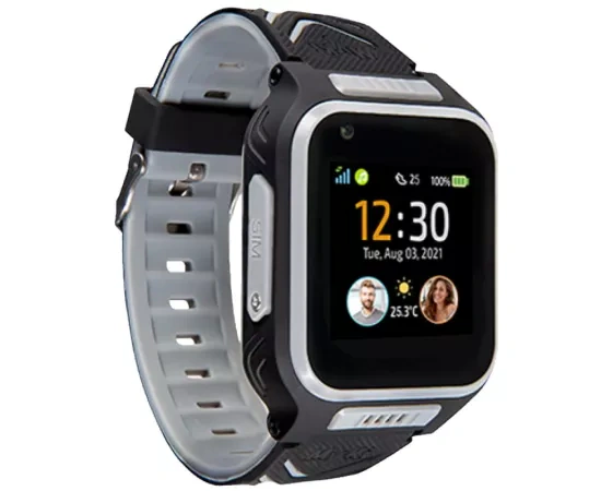 Smartwatch MyKi 4, 1.4", Android/iOS, 4G, Black/Grey - Imagine 2