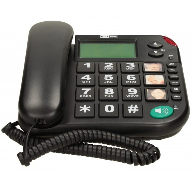 Telefon fix MAXCOM KXT480, Black - Imagine 3