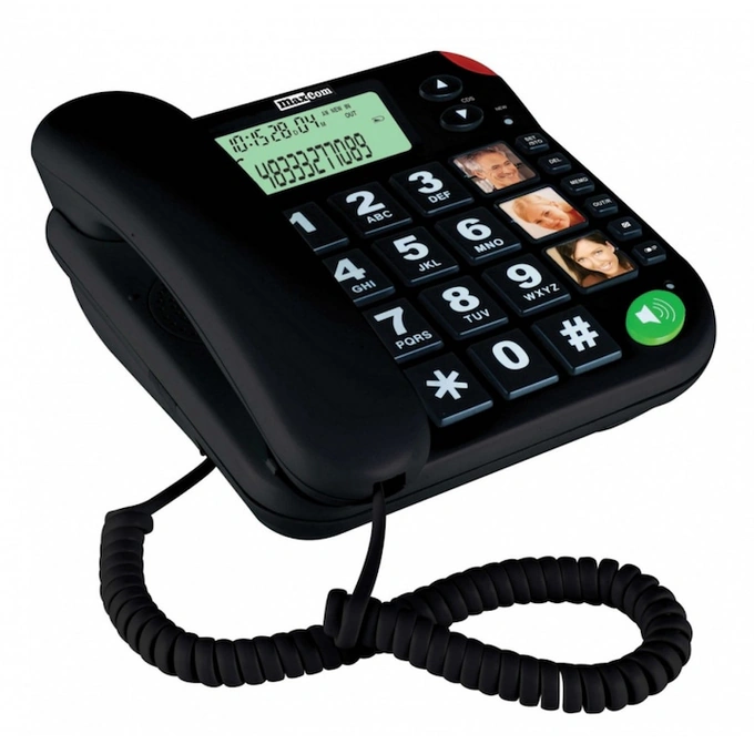 Telefon fix MAXCOM KXT480, Black - Imagine 4