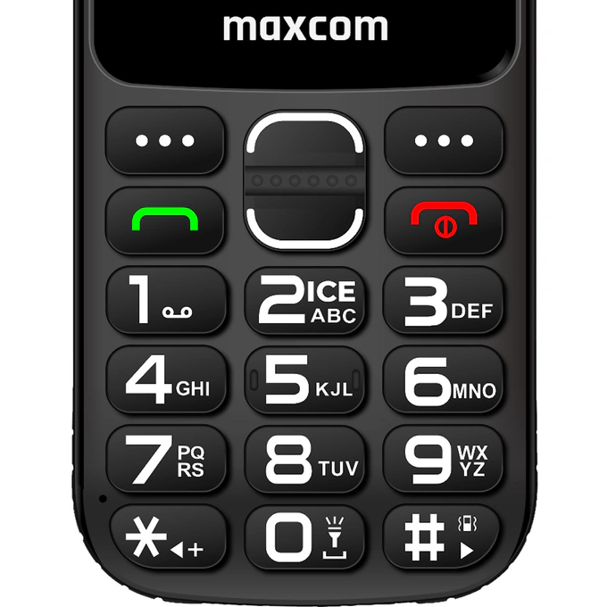Telefon mobil MAXCOM MM443, 4G, Dual SIM, Black - Imagine 3