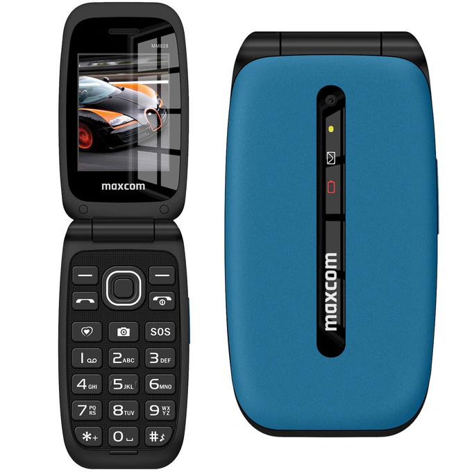 Telefon mobil MAXCOM MM828, 4G, Dual SIM, Blue - Imagine 1