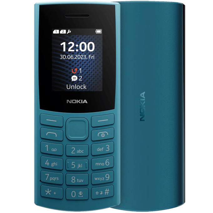 Telefon mobil NOKIA 105 4G (2023), Dual SIM, Ocean Blue - Imagine 1