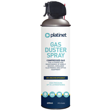 Spray Aer Comprimat cu Pistol PLATINET PFS5160G, 600ml - Imagine 1