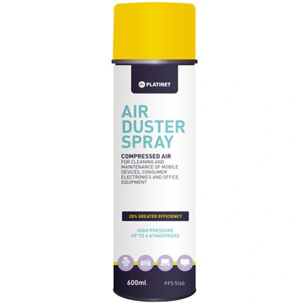 Spray Aer Comprimat PLATINET PFS5160, 600ml - Imagine 1