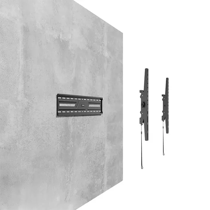 Suport TV cu inclinare CABLETECH UCH0121-1, 37"- 86", Black - Imagine 6