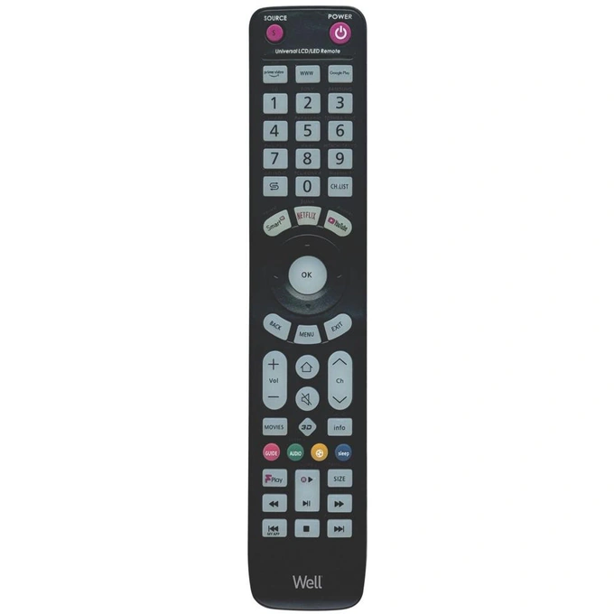 Telecomanda Universala LCD, Well, RC-UNIV-14-WL - Imagine 1
