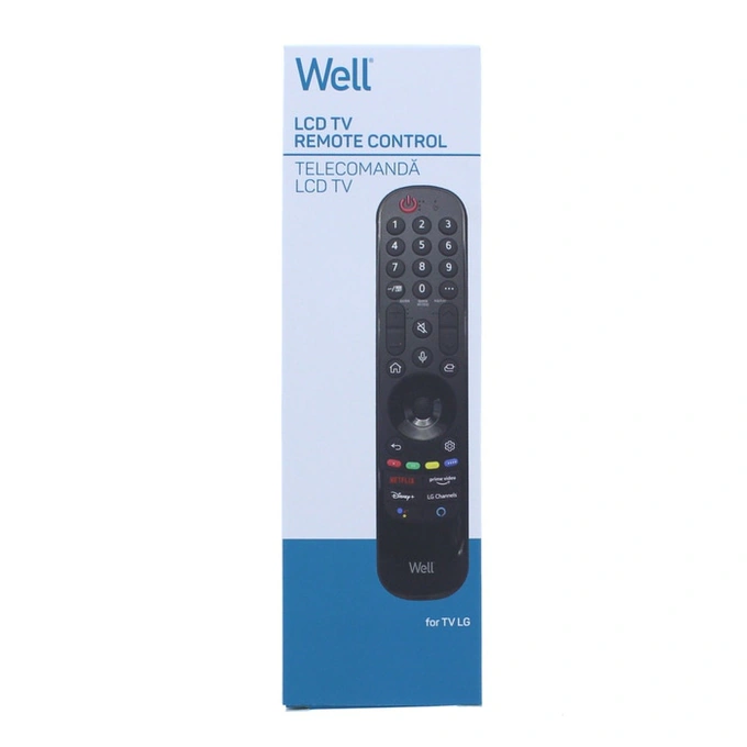Telecomanda universala pentru televizoare LG, Well RC-UNIV-LG02-WL, Black - Imagine 3