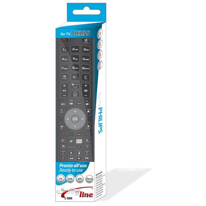 Telecomanda universala pentru televizoare PHILIPS, Jolly, Black - Imagine 2