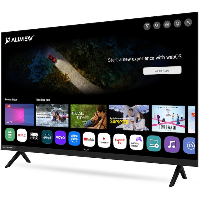 Televizor LED Smart ALLVIEW 32WiPlay6301-H, 80 cm, WebOS, HD, Clasa E, Black - Imagine 3