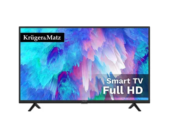 Televizor LED Smart KRUGER & MATZ KM0240FHD-S6, Full HD, 102 cm, Negru - Imagine 1