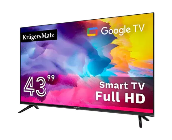 Televizor LED Smart KRUGER & MATZ KM0243FHD-SA Full HD, 108 cm, Negru - Imagine 7