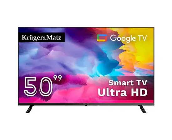 Televizor LED Smart KRUGER & MATZ KM0250UHD-SA, 4K UHD, 126 cm, Negru - Imagine 1