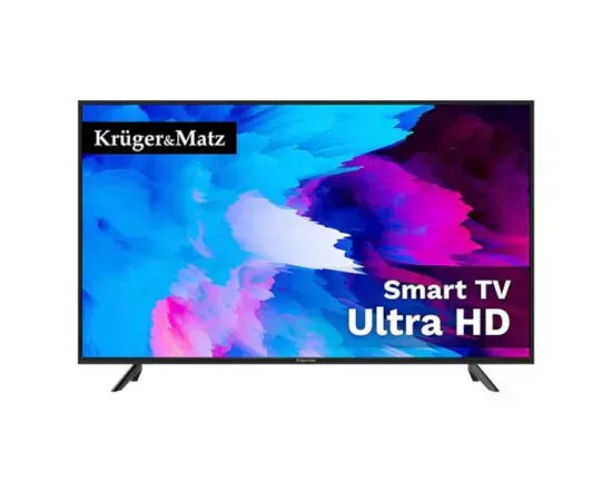 Televizor LED Smart KRUGER & MATZ KM0265UHD-S5, 4K ULTRA HD, 165 cm, Negru - Imagine 1