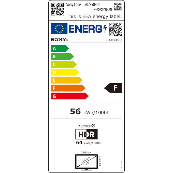 Televizor LED SMART SONY Bravia 3 II 43XR35M2, 108 cm, Ultra HD 4K, Smart TV, Negru - Imagine 8