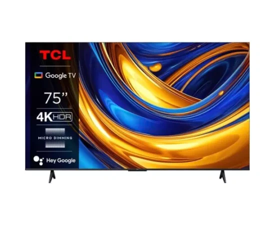 Televizor LED Smart TCL 75P69B 4K Ultra HD 189 cm Negru - Imagine 1