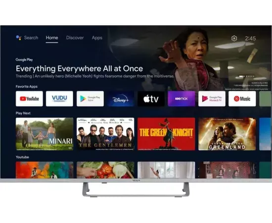 Televizor LED Smart TESLA 65E635SUS, 4K Ultra HD, 165cm, Argintiu - Imagine 1