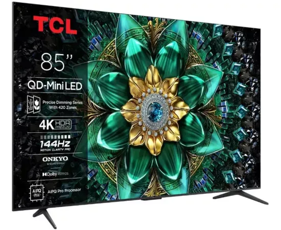 Televizor Mini LED SMART TCL 85Q6C - 215 cm, 4K UHD, Google TV - Imagine 2