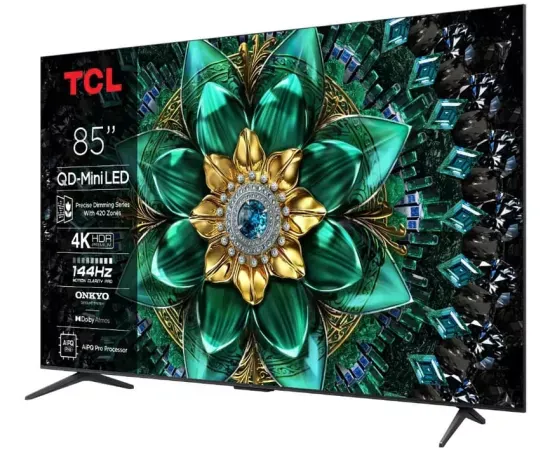 Televizor Mini LED SMART TCL 85Q6C - 215 cm, 4K UHD, Google TV - Imagine 5