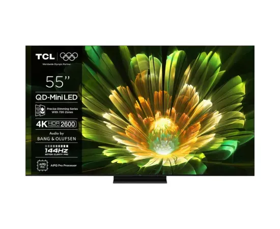 Televizor Mini LED TCL 55Q7C, 4K Ultra HD, 138 cm, Negru - Imagine 1
