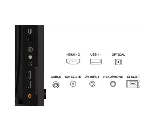 Televizor QLED Smart TCL 32V4C, HD, 80 cm, Negru - Imagine 5