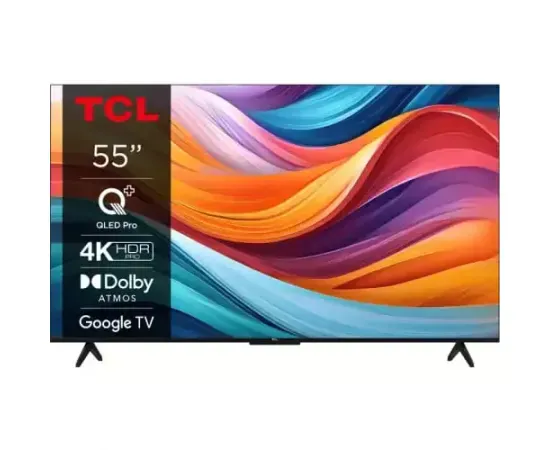 Televizor QLED Smart TCL 55T7B Ultra HD 4K, 139 cm, Negru - Imagine 1