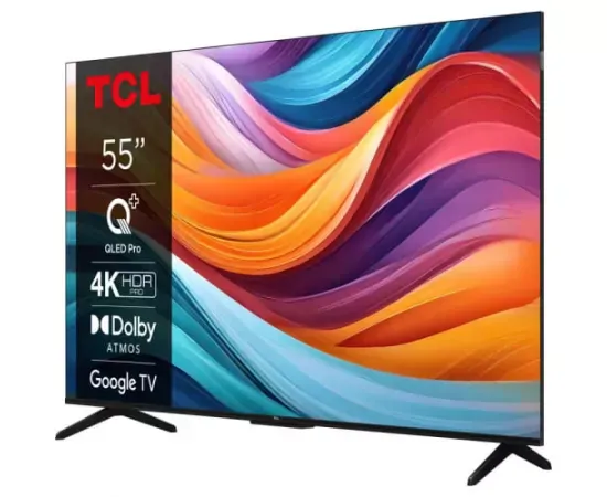 Televizor QLED Smart TCL 55T7B Ultra HD 4K, 139 cm, Negru - Imagine 3