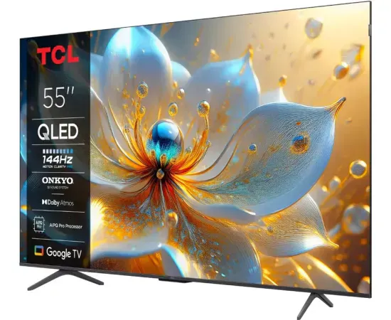 Televizor QLED SMART TCL 55T8C, 4K Ultra HD, 139cm, Negru - Imagine 6
