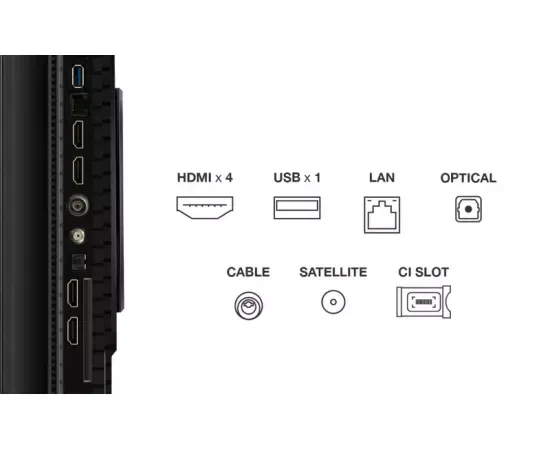 Televizor QLED SMART TCL 55T8C, 4K Ultra HD, 139cm, Negru - Imagine 7