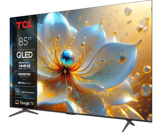 Televizor QLED SMART TCL 85T8C, 4K Ultra HD, 216cm, Negru - Imagine 5