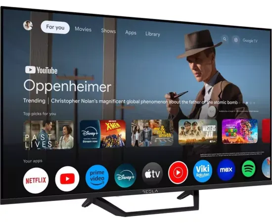 Televizor Smart DLED TESLA 43E655BUS, 109 cm, UHD, Google TV - Imagine 2