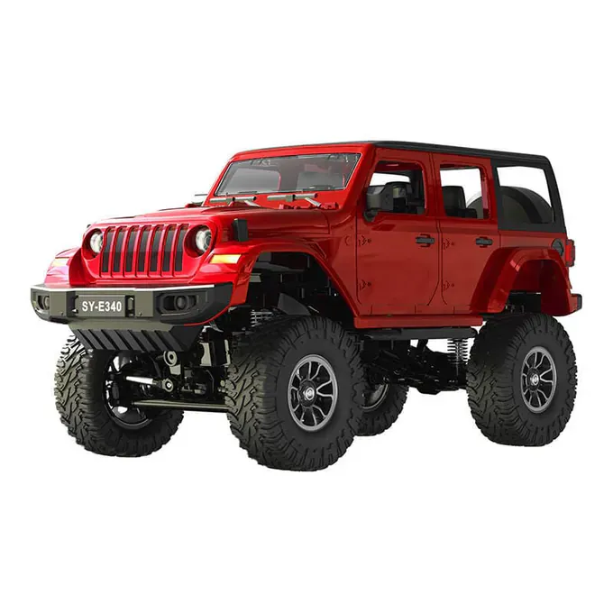 Masina RC DOUBLE EAGLE Jeep Crawler Pro RED_E340-003, 1:14, 800mAh, Raza de actiune >25 m, 6 km/h, Rosu - Imagine 2