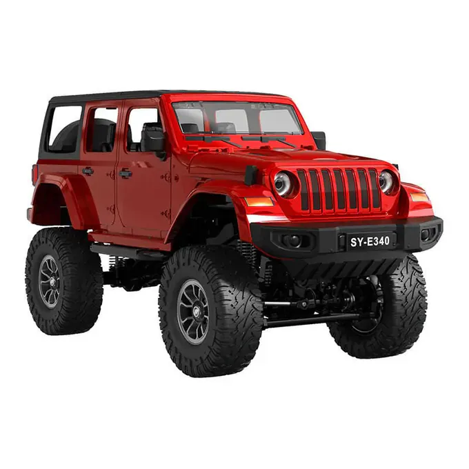 Masina RC DOUBLE EAGLE Jeep Crawler Pro RED_E340-003, 1:14, 800mAh, Raza de actiune >25 m, 6 km/h, Rosu - Imagine 3