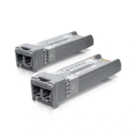 UBIQUITI Module SFP+ Ubiquiti UFiber, multi-mode, conector LC, TX:850nm, RX:850nm, 300m, 10Gbps - UACC-OM-MM-10G-D-2 - IT-Fashion.ro