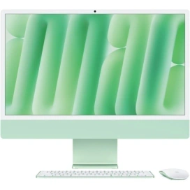 Apple All-In-One Apple iMac 4.5K Retina (2024) AIO Z1E4000ML, Apple M4 Octa Core, 24 inch, RAM 16GB, SSD 512GB, Apple M4 8 core, macOS Sequoia, INT KB, Green - IT-Fashion.ro