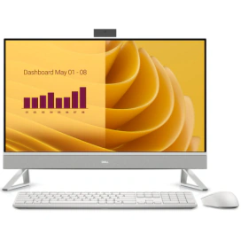 Dell All-In-One Dell 27 EC27250 AIO EC27250_RPLU-R_007, Intel Core 7 150U, 27 inch Touch, RAM 32GB, SSD 1TB, Intel Graphics, Windows 11 Pro, Pearl White - IT-Fashion.ro