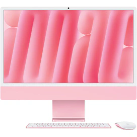 Apple All-In-One PC Apple iMac 24 inch 4.5K Retina MWUG3RO/A, Apple M4, 16GB RAM, 256GB SSD, 8 core GPU, macOS Sequoia, INT keyboard, Pink - IT-Fashion.ro