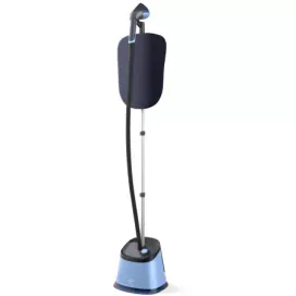 PHILIPS Aparat de călcat vertical cu suport Philips STE3150/20, 2000W, rezervor 2L, 3 setări abur, placă StyleBoard, albastru - IT-Fashion.ro