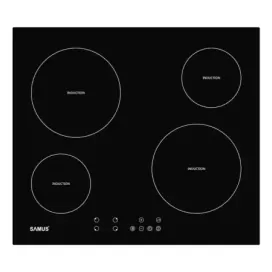 Samus Plita incorporabila cu inductie SAMUS PSI-64BG8, 4 zone de gatit, Negru - IT-Fashion.ro