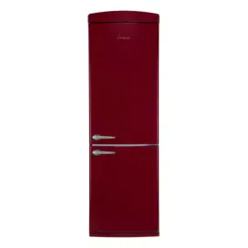 FRAM Combina frigorifica FRAM FC-VRR341BDE++, 340l, Iluminare LED, Less Frost, Clasa E, Burgundiu - IT-Fashion.ro