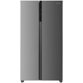 HEINNER Combina frigorifica side by side HEINNER HSBS-HM532NFINVXD, 532 L, Clasa D, Full No Frost, Inverter, Control electronic, 177 cm, Inox - IT-Fashion.ro