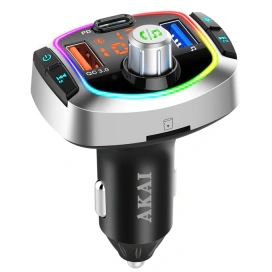 AKAI Modulator FM Bluetooth AKAI FMT-63BT, Black - IT-Fashion.ro