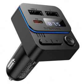 BOROFONE Modulator FM BOROFONE BC60 Hero, 2 x USB-A - 1 x USB-C - IT-Fashion.ro