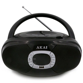 AKAI Radio portabil AKAI BM004A-614, 2 W, AM / FM, CD / CD-R / CD-RW, Black - IT-Fashion.ro