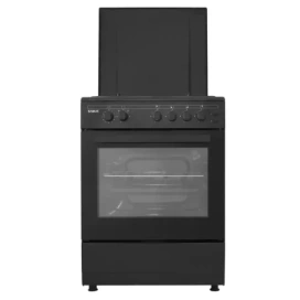 Samus Aragaz pe gaz SAMUS SM667APGS Antracit – 4 arzătoare, cuptor 55L, grill și timer - IT-Fashion.ro