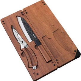 NEXTOOL Set unelte de bucătărie outdoor NEXTOOL NE20171 cu cuțit Santoku și foarfecă din oțel inoxidabil - IT-Fashion.ro