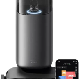 eufy Aspirator robot EUFY Omni S1 Pro T2080GA1, Capacitate rezervor 2.5l, 8000 Pa, Negru - IT-Fashion.ro