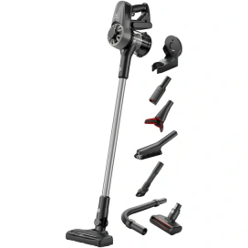 Electrolux Aspirator vertical Electrolux Seria 300 EP31CB21GP, 21,6V, 2000 mAh, recipient praf 0,5l, tub inox, 79 dB, gri inchis - IT-Fashion.ro