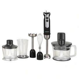 BLAUPUNKT Mixer vertical Blaupunkt HBD801BK, 1000 W, 2 viteze, accesorii: cana gradata,tocator,tel,feliator/razatoare cu 3 accesorii, zdrobitor cartofi - IT-Fashion.ro