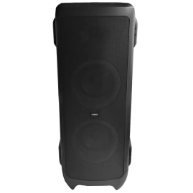 Samus Boxa portabila activa Samus Prime Sound 370, 280 W, Bluetooth, USB, Aux in, radio FM, functie Extra Bass, afisaj electronic LED, negru, microfon, telecomanda - IT-Fashion.ro
